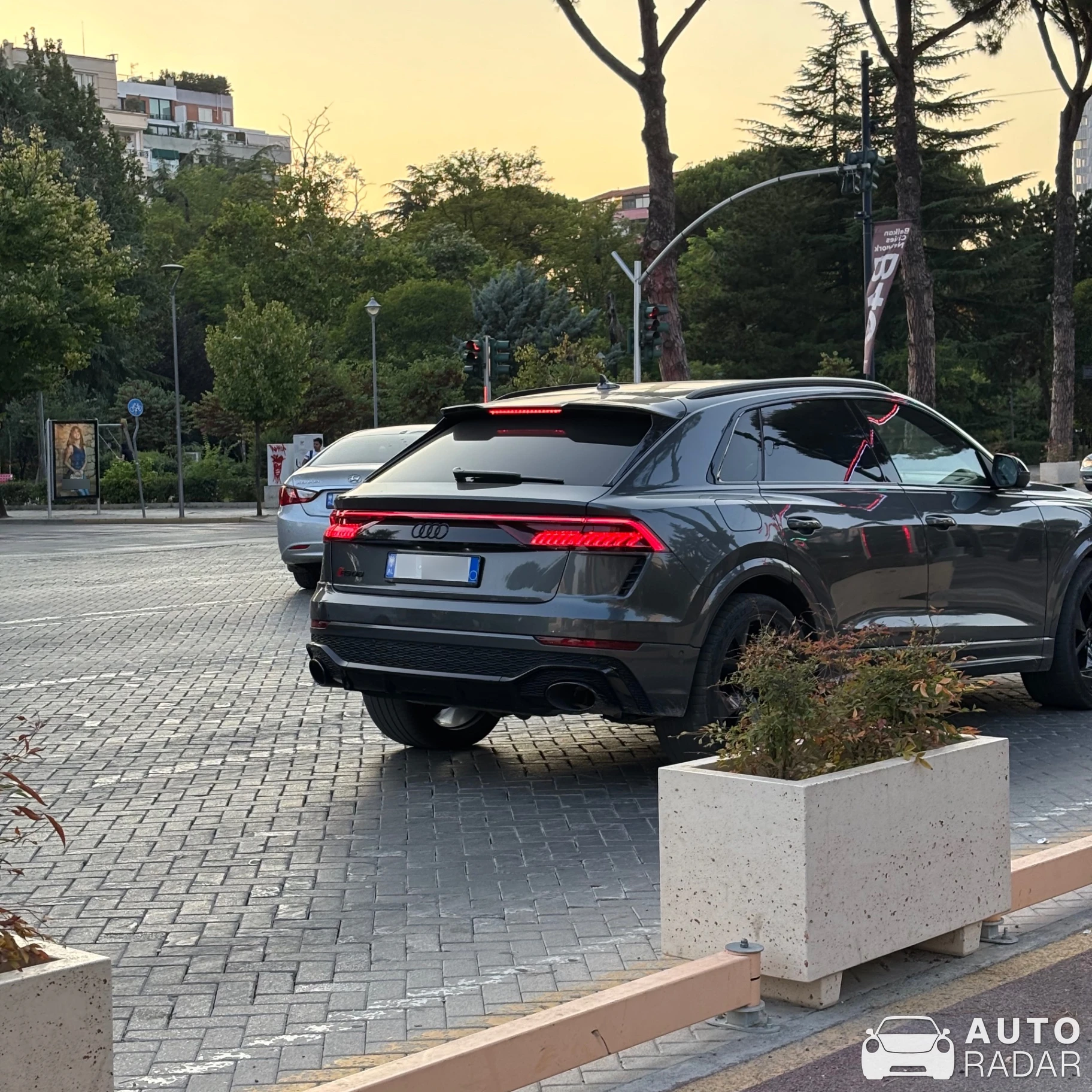 Audi RS Q8 spotted in Tirana, Albania