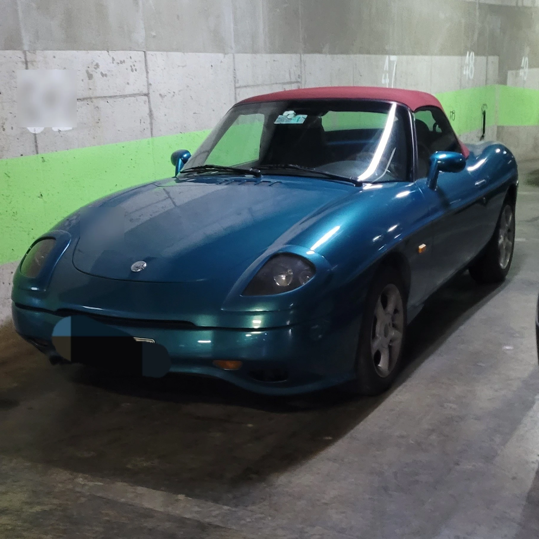 Fiat Barchetta spotted in Santiago Metropolitan Region, Chile