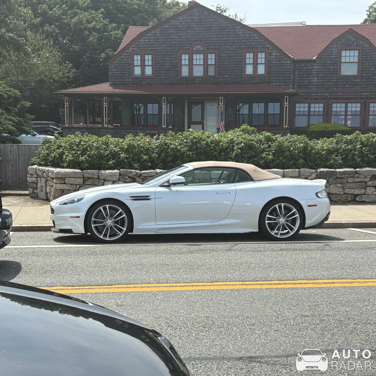 Aston Martin DB9 Volante spotted in Narragansett