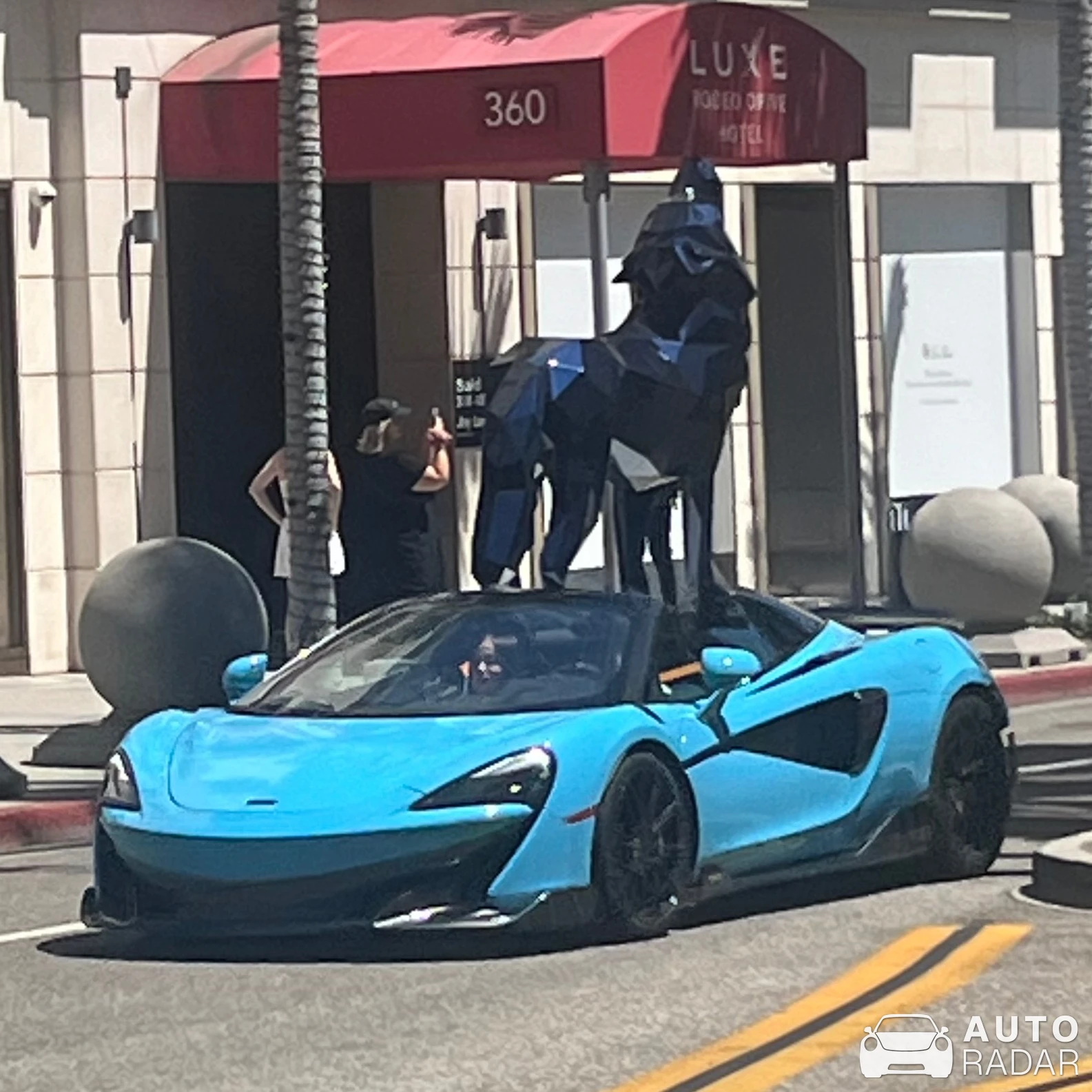 McLaren 600LT Spider spotted in Beverly Hills, United States