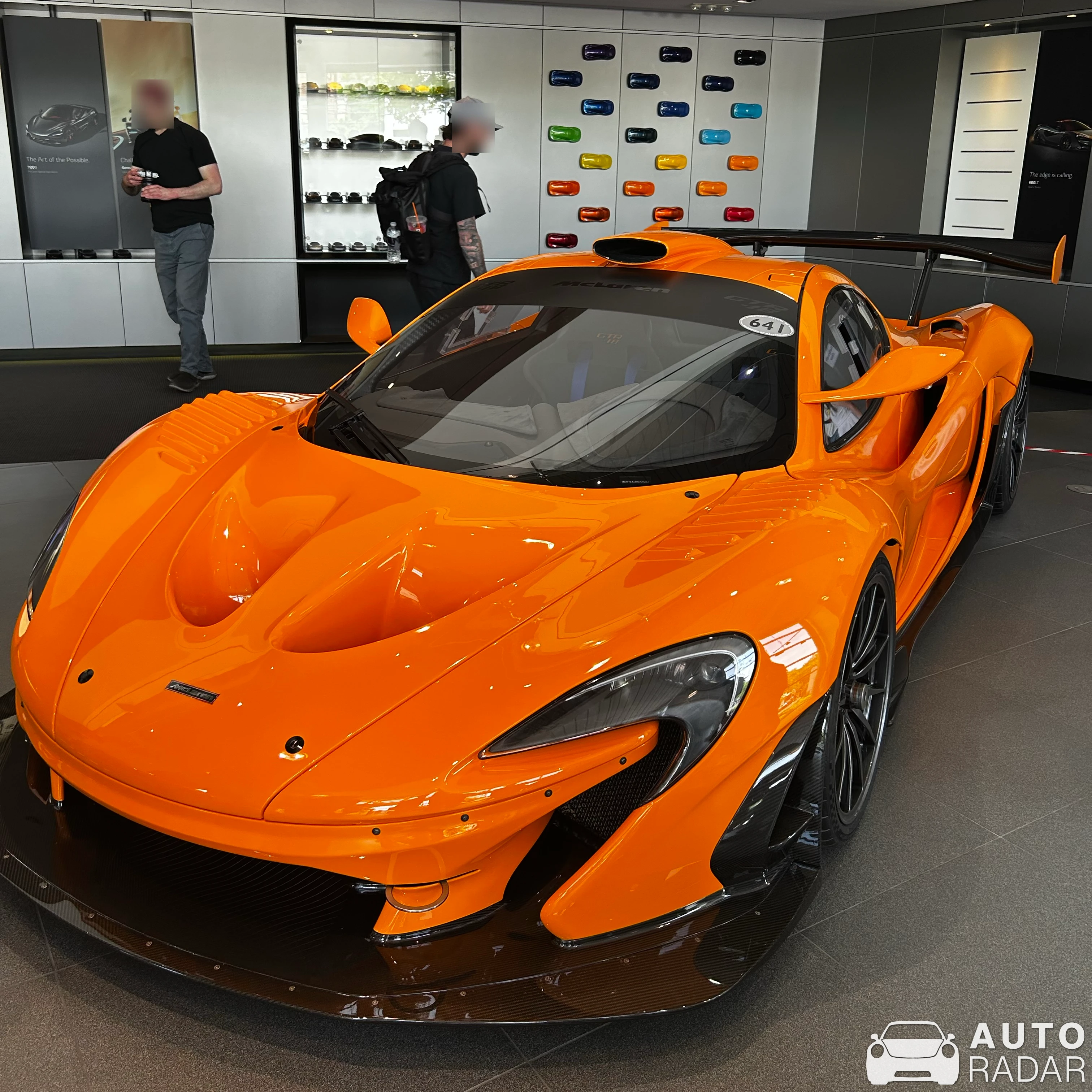 McLaren P1 GTR-18 spotted in Greenwich