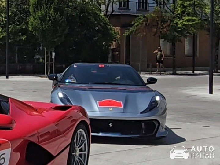 Ferrari 812 Competizione spotted in Nova Gorica