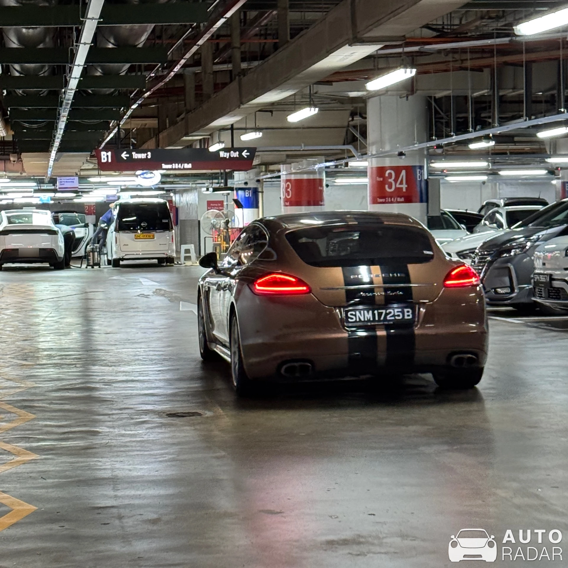 Porsche 970 Panamera Turbo spotted in Singapore