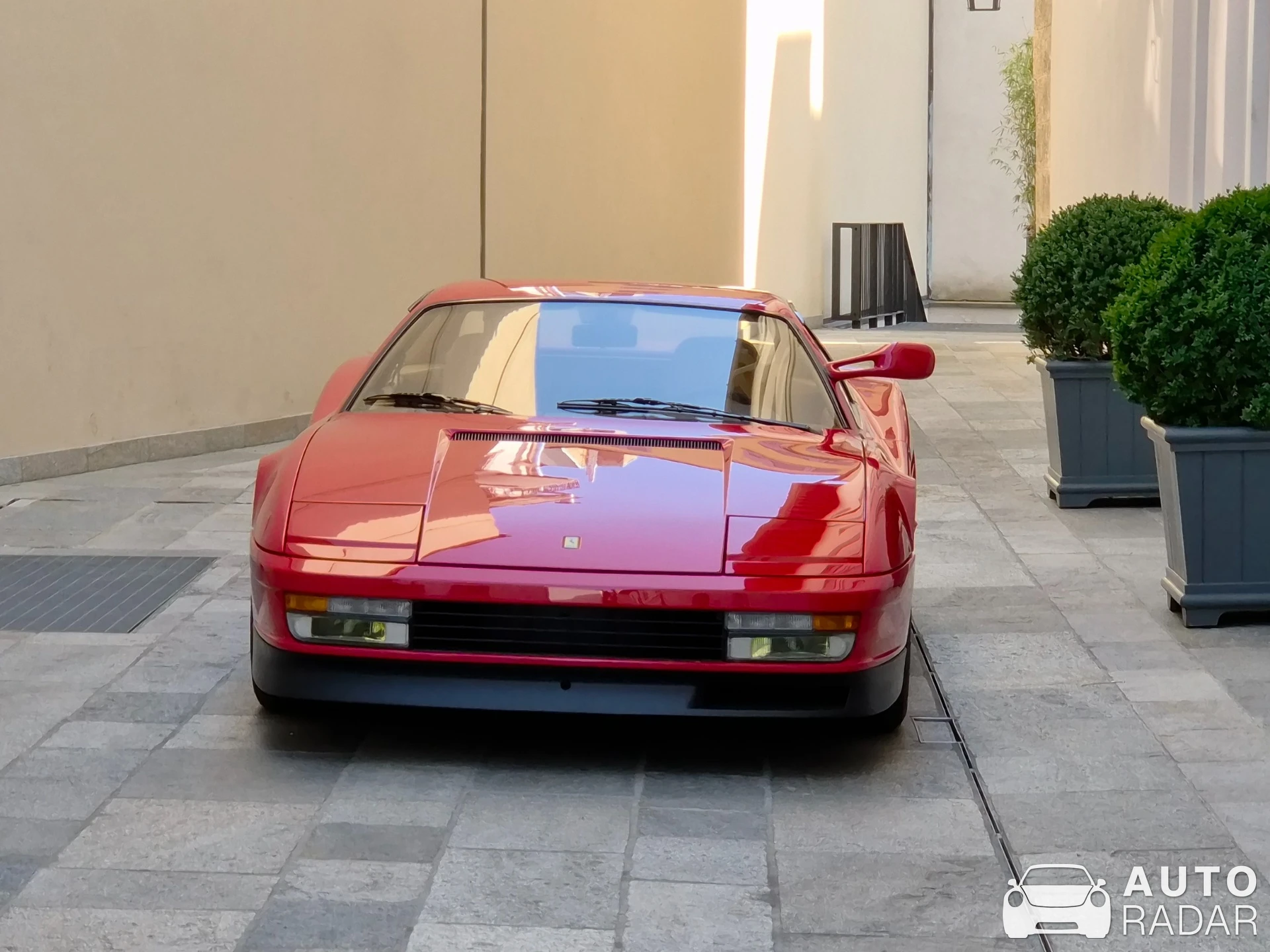 Ferrari Testarossa Monospecchio spotted in Milano
