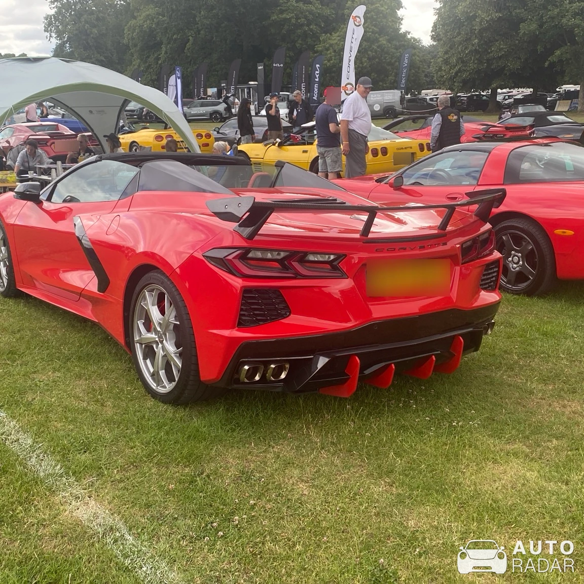 Chevrolet Corvette C8 Stingray Convertible spotted in Lichfield