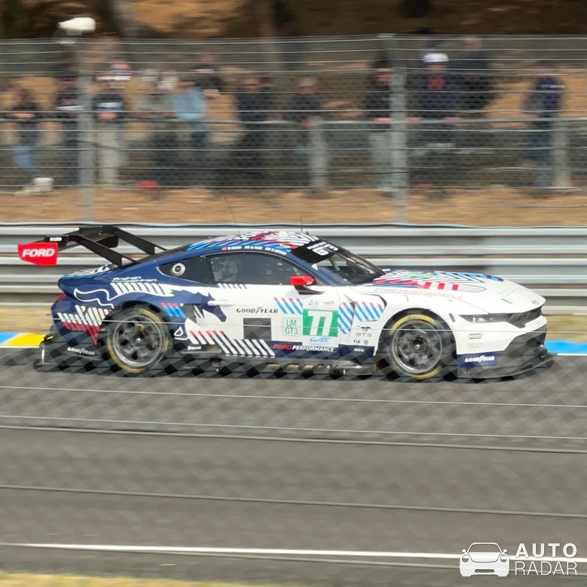 Ford Mustang GT3 spotted in Le Mans
