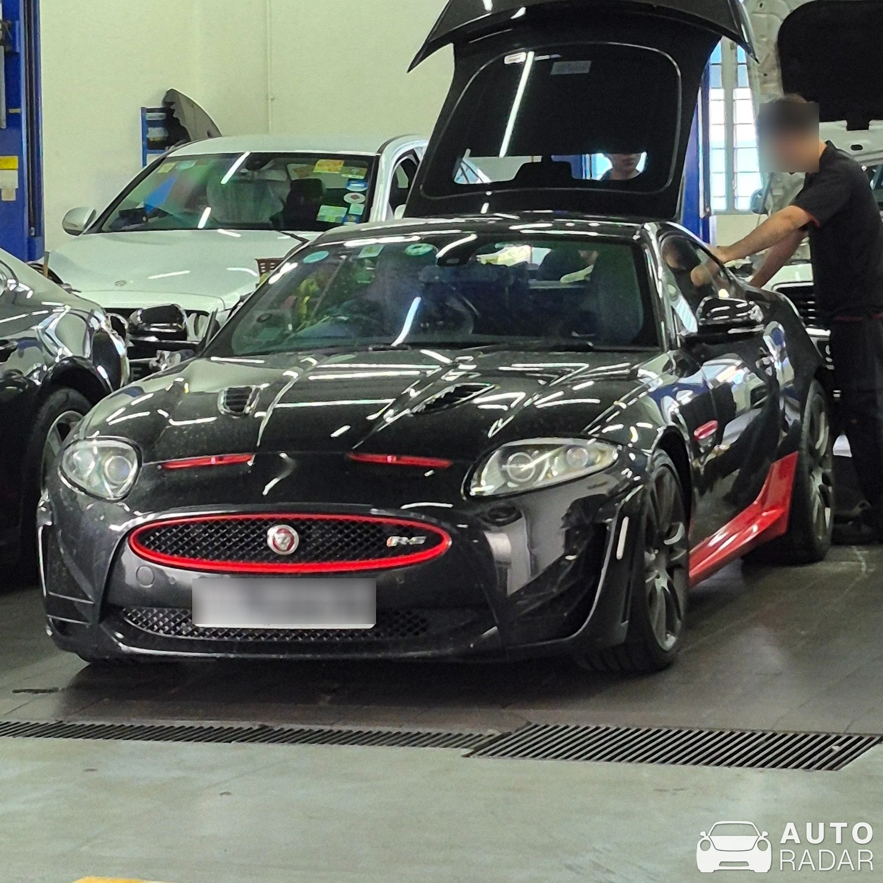 Jaguar XKR-S spotted in Singapore