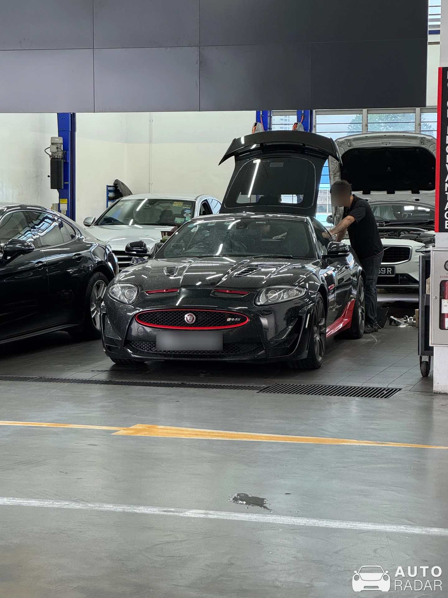 Jaguar XKR-S spotted in Singapore
