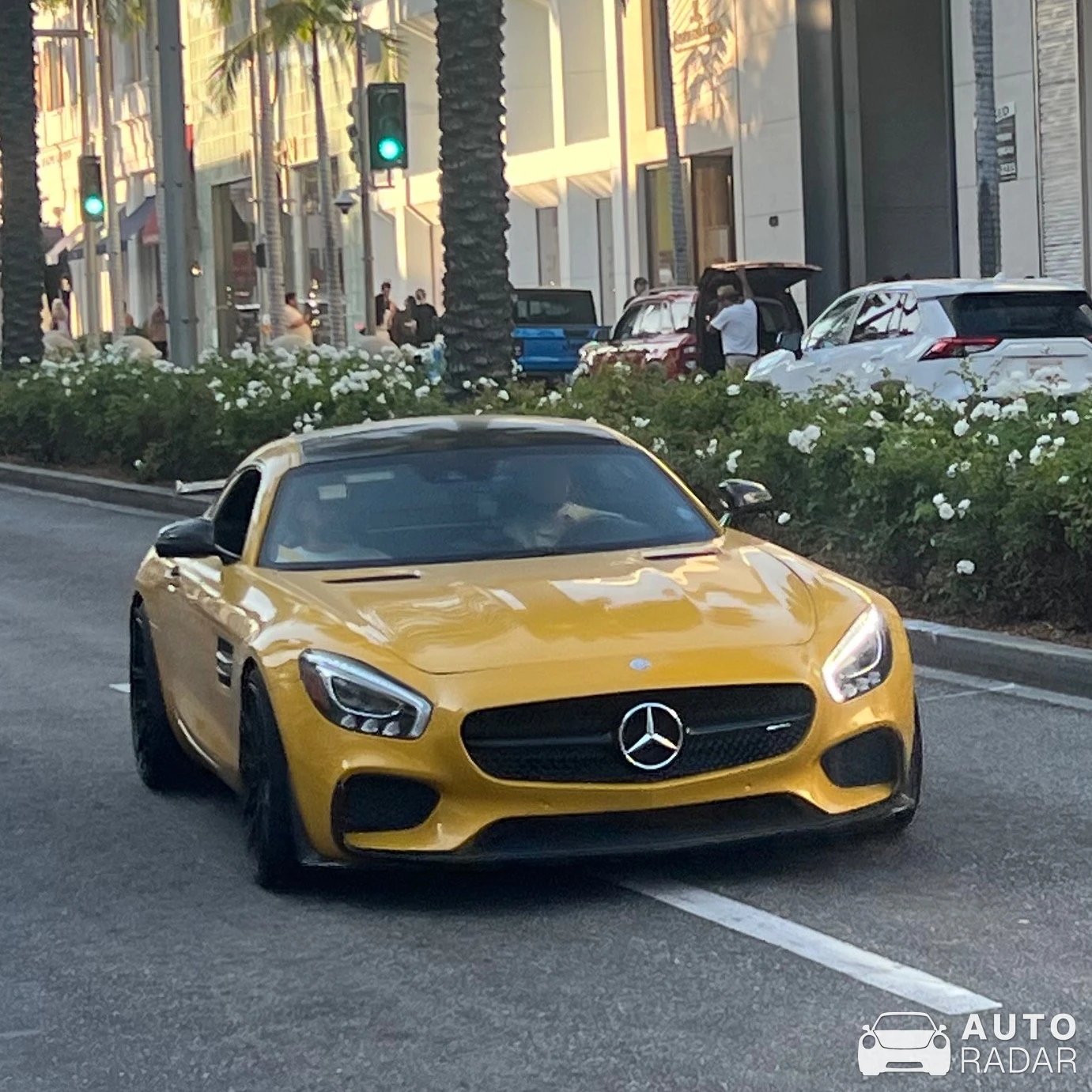 Mercedes-AMG GT S C190 spotted in Beverly Hills, United States