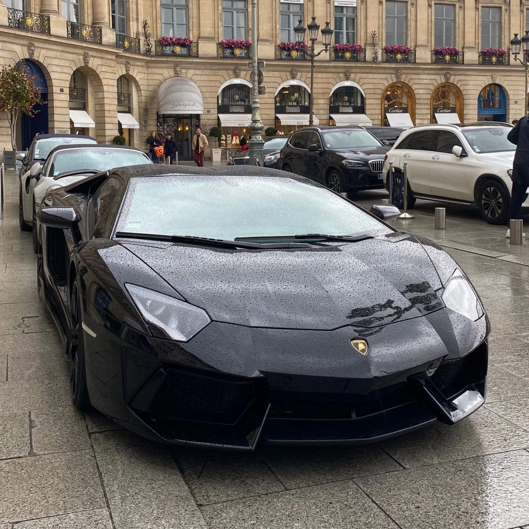 Lamborghini Aventador LP700-4 spotted in Paris, France
