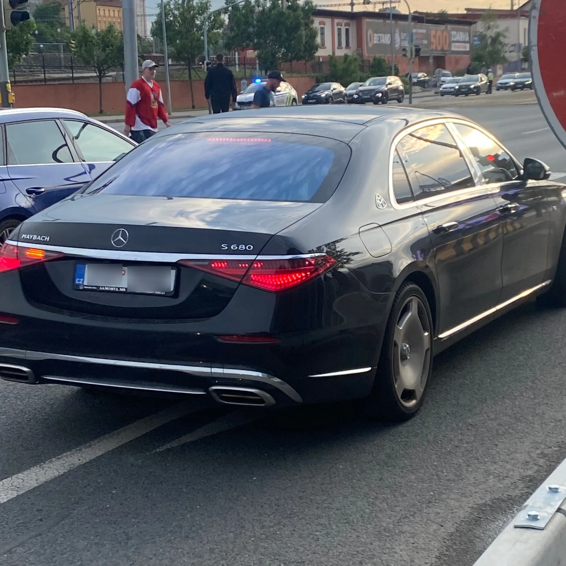 Mercedes-Maybach S 680 X223 spotted in Praha 9, Czechia