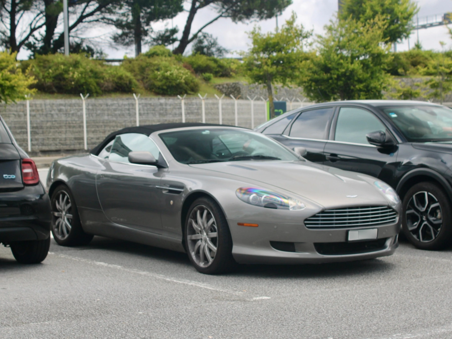 Aston Martin DB9 Volante spotted in Moreira, Portugal