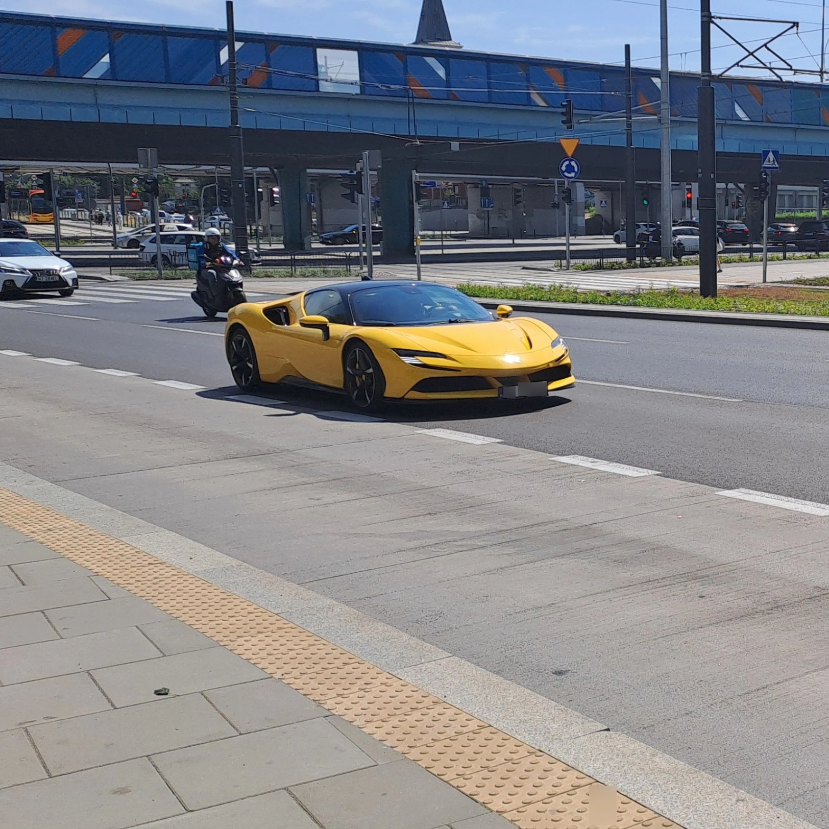 Ferrari SF90 Stradale spotted in Warsaw, Poland