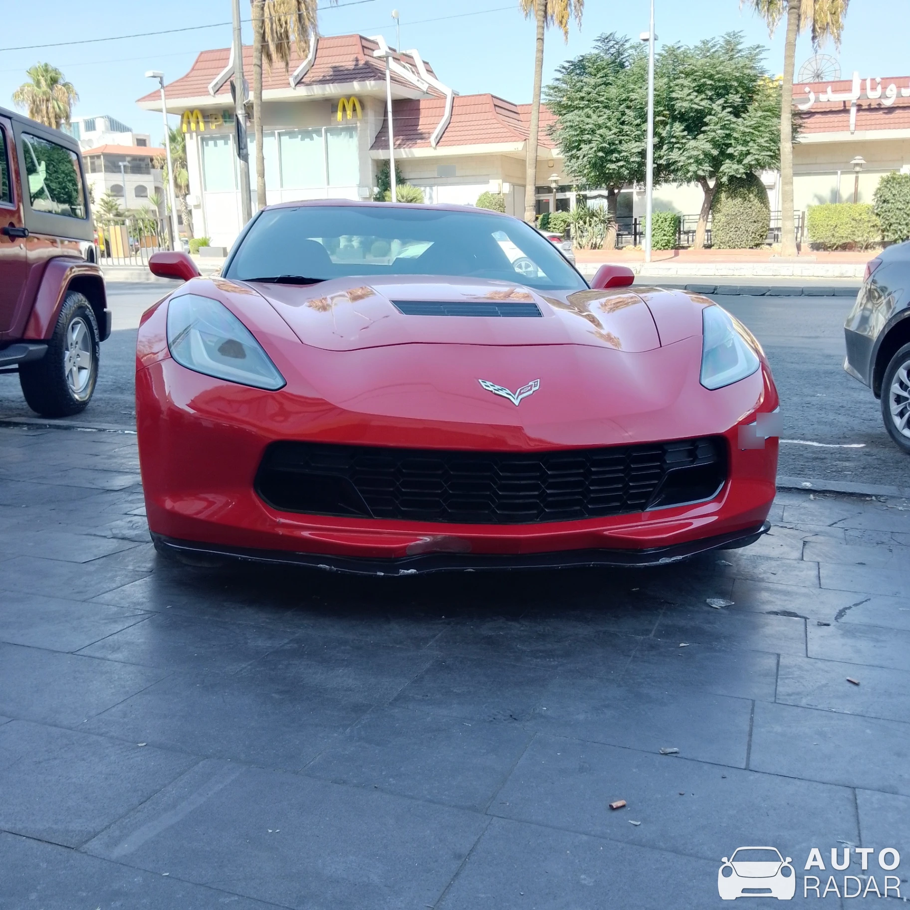 Chevrolet Corvette C6 spotted in Amman, Jordan