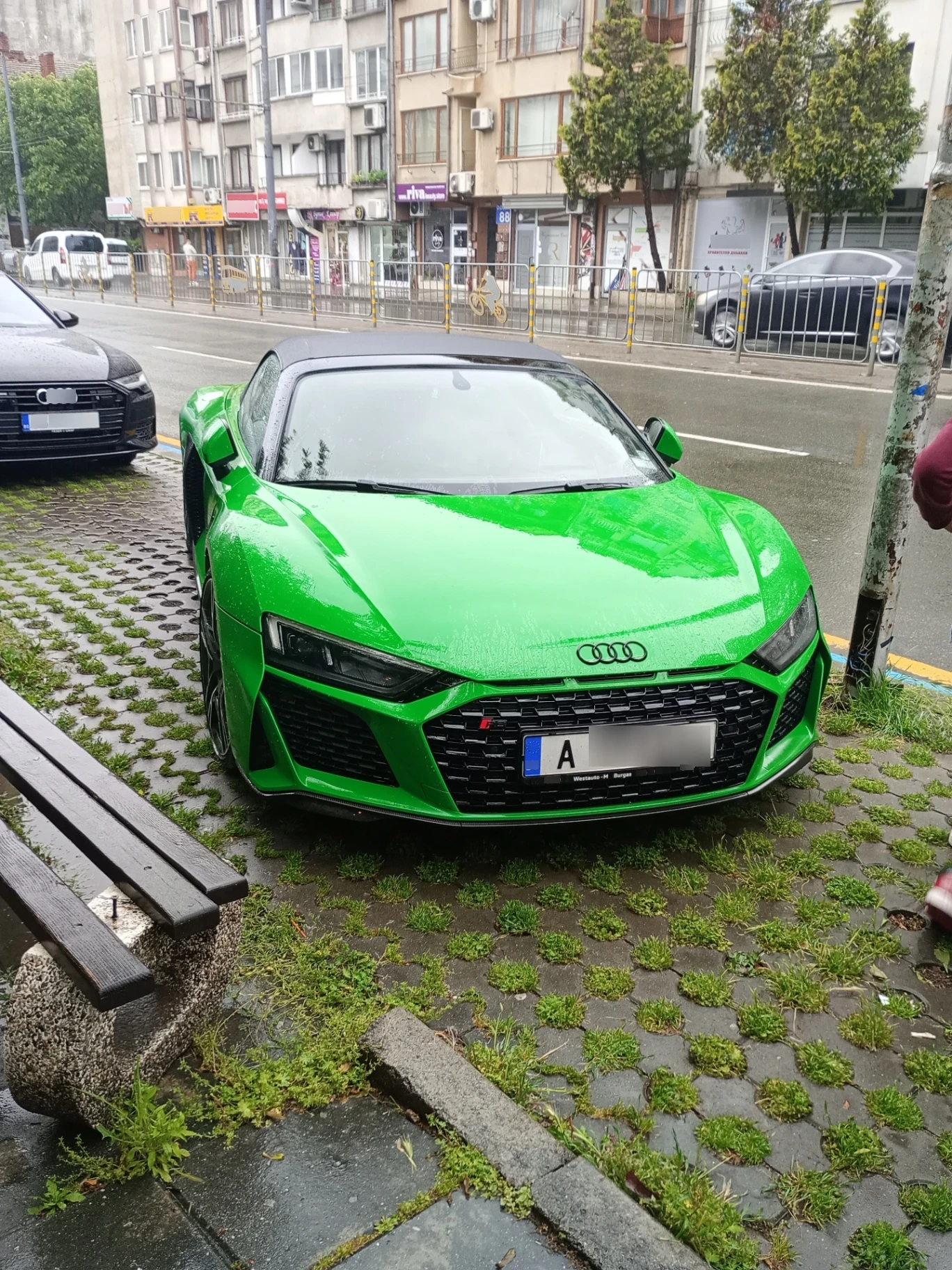 Audi R8 spotted in Burgas, Bulgaria