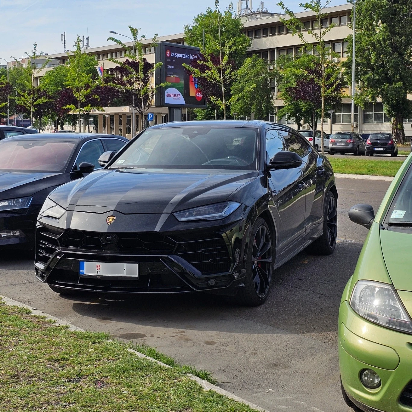 Lamborghini Urus spotted in Belgrade, Serbia