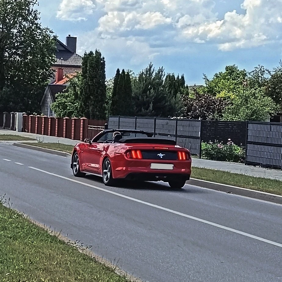 Ford Mustang 2.3 Ecoboost Convertible spotted in Tauragė, Lithuania