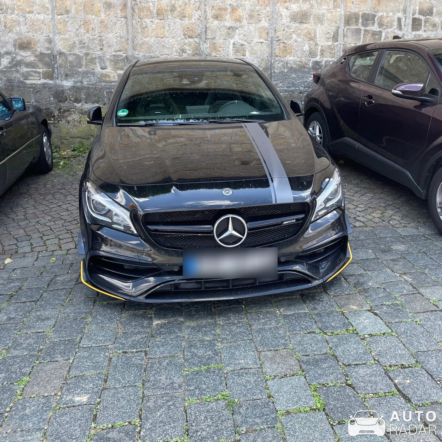 Mercedes-AMG A 45 W176 Yellow Night Edition spotted in Dresden