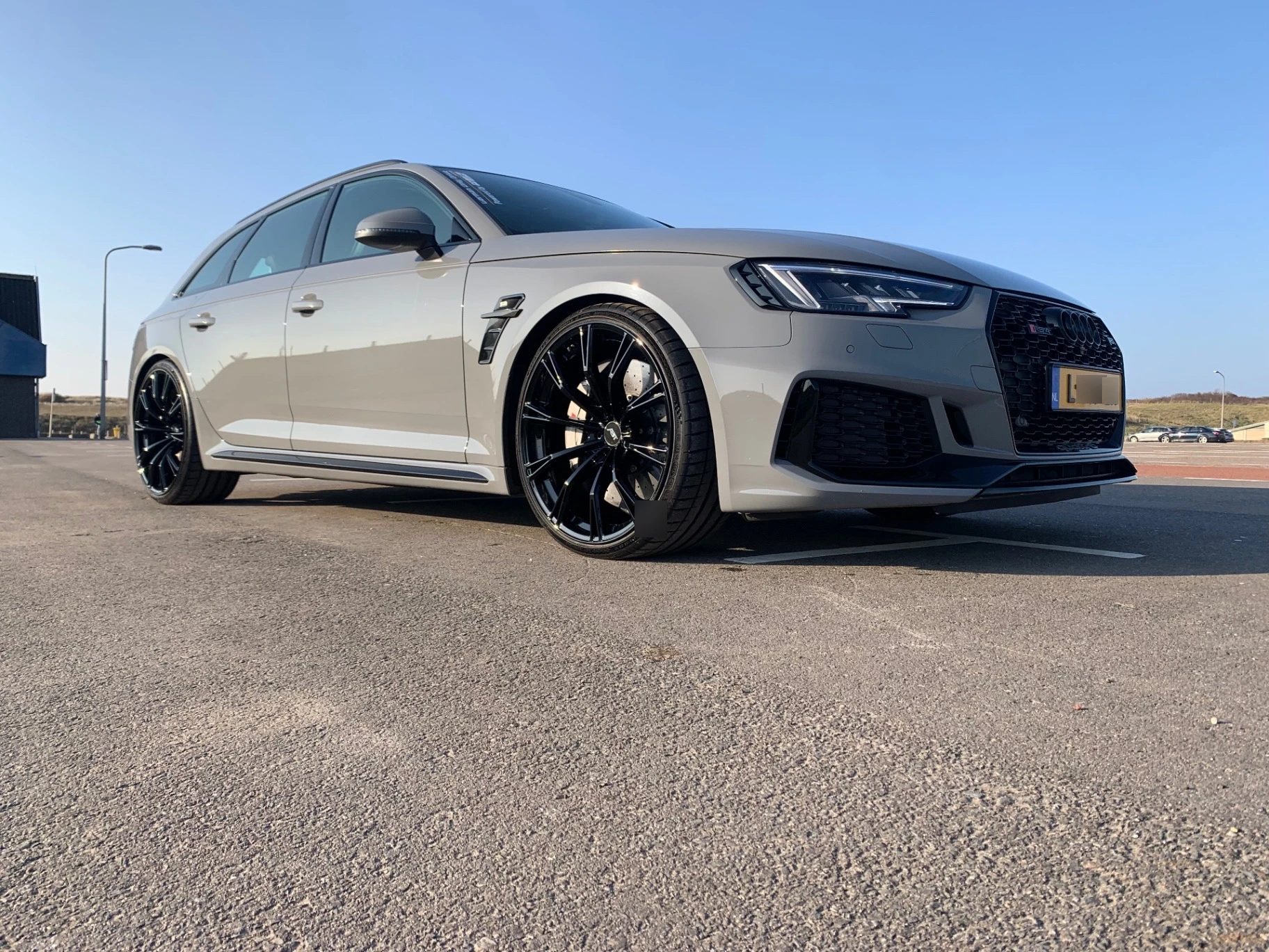 Audi RS4 Avant B9 spotted in Katwijk aan Zee, Nederland