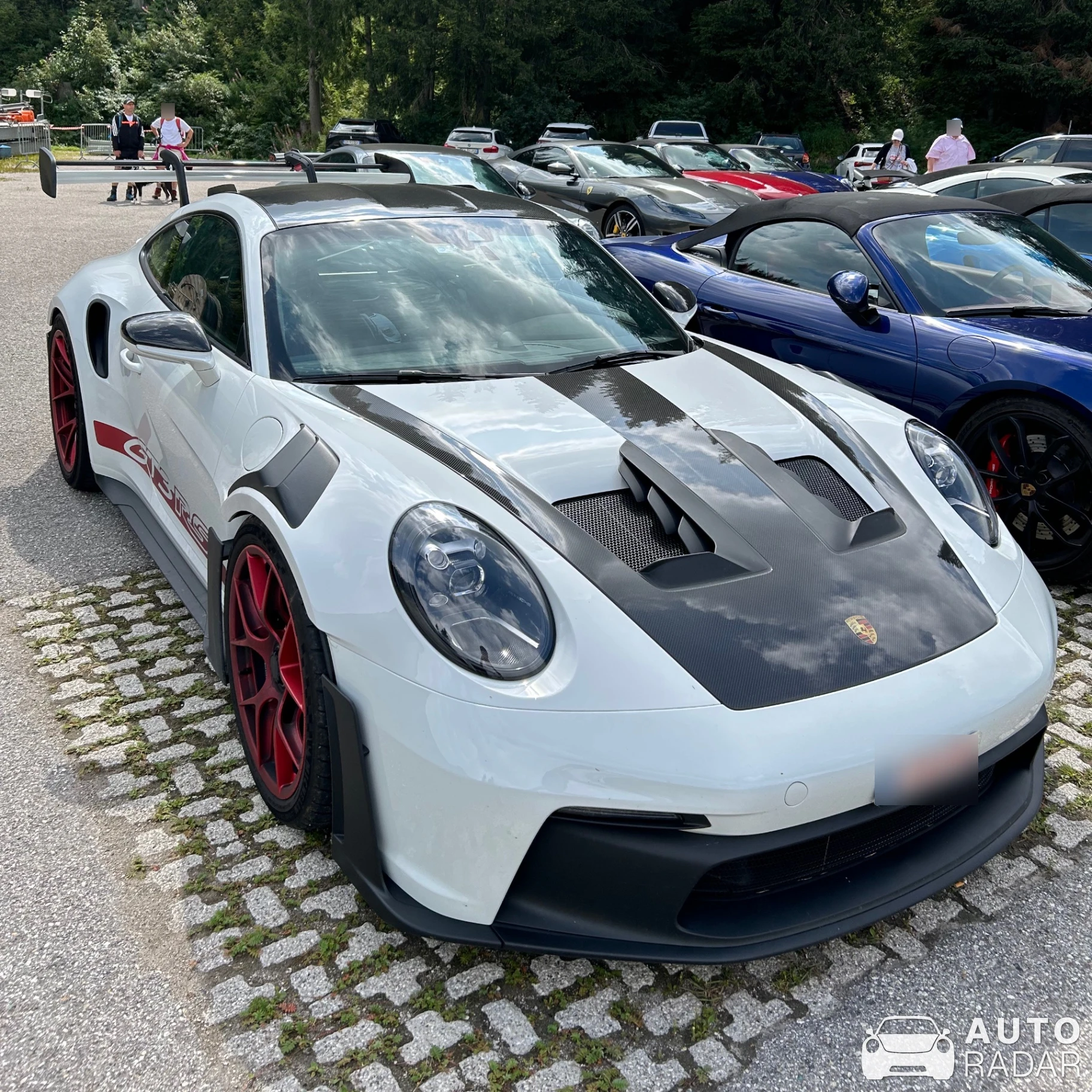 Porsche 992 GT3 RS spotted in Arabba, Italy