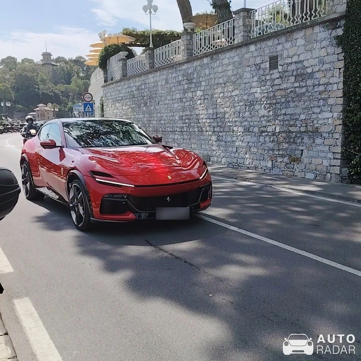 Ferrari Purosangue spotted in Portofino, Italy