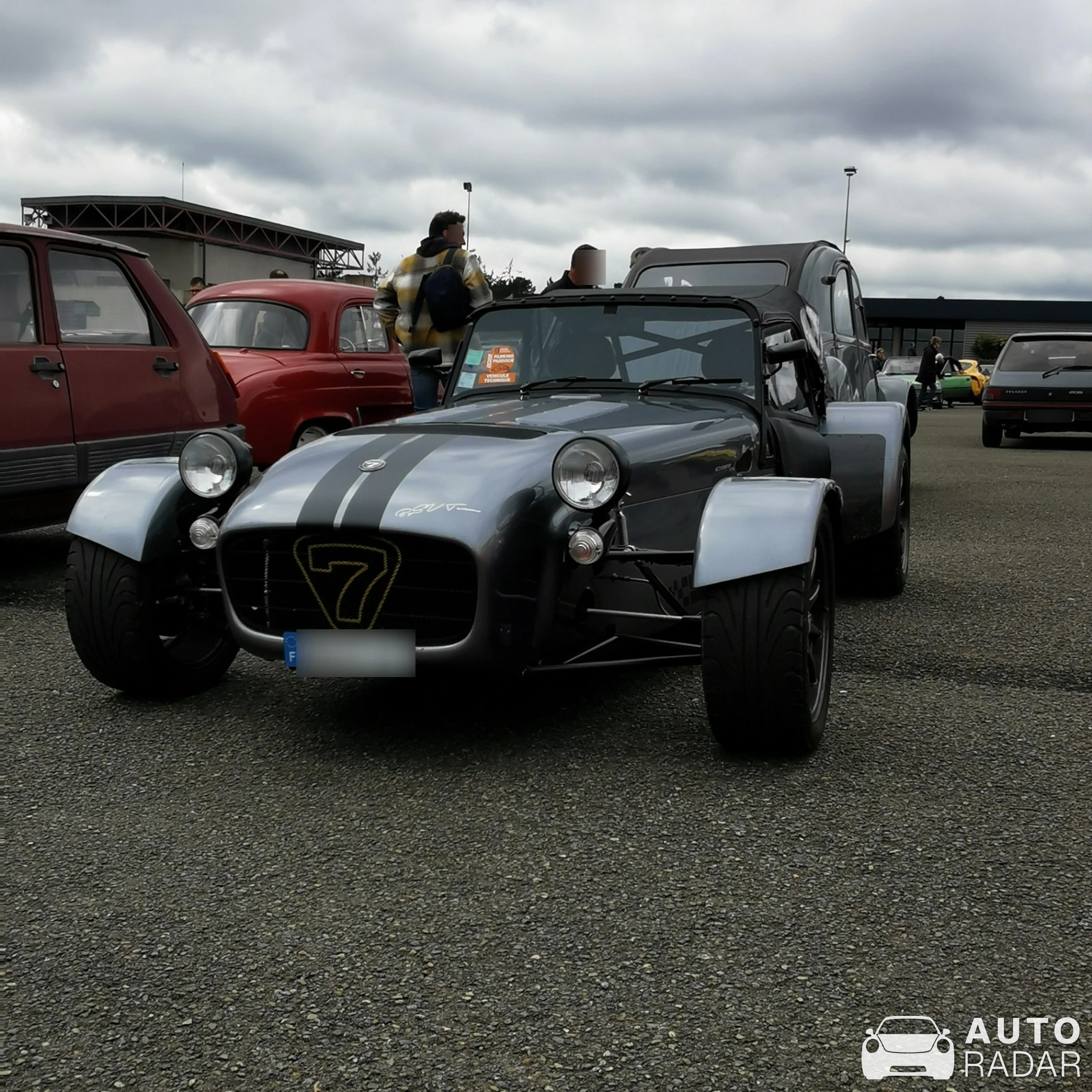 Caterham Super Seven spotted in Le Mans, France