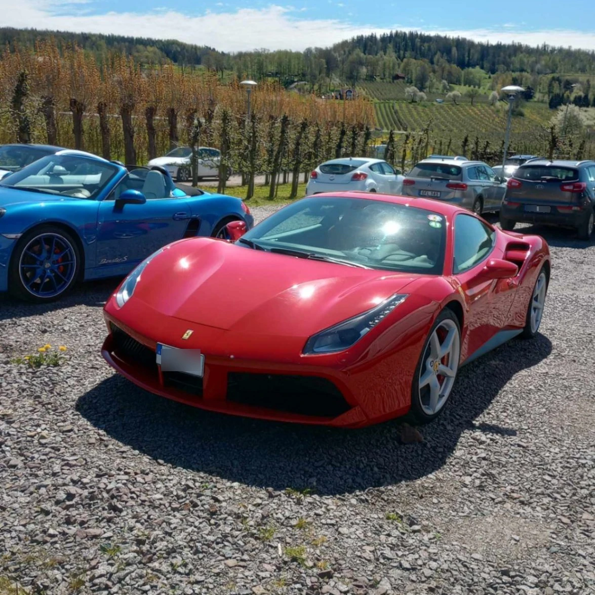 Ferrari 488 GTB spotted in Rosenlund, Szwecja