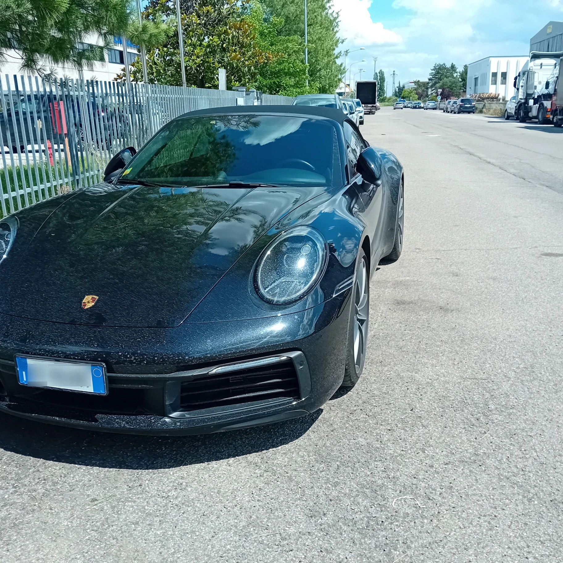 Porsche 992 Carrera S Cabriolet spotted in Città Metropolitana di Bologna, Italy