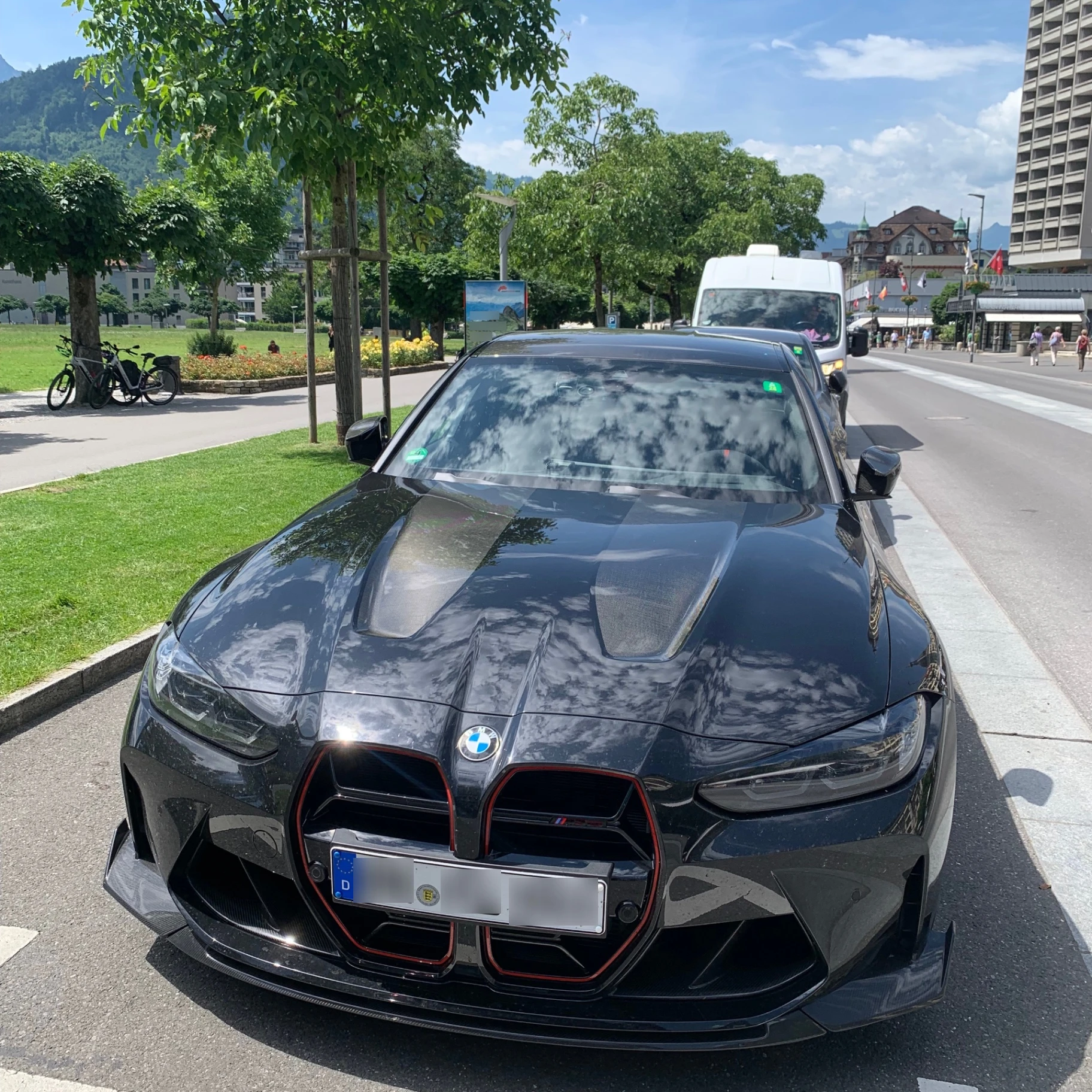 BMW M3 F80 CS spotted in Interlaken, Switzerland