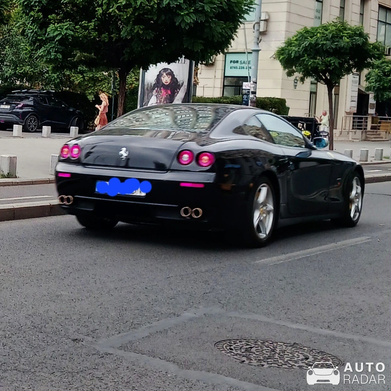 Ferrari 612 Scaglietti spotted in București, Romania