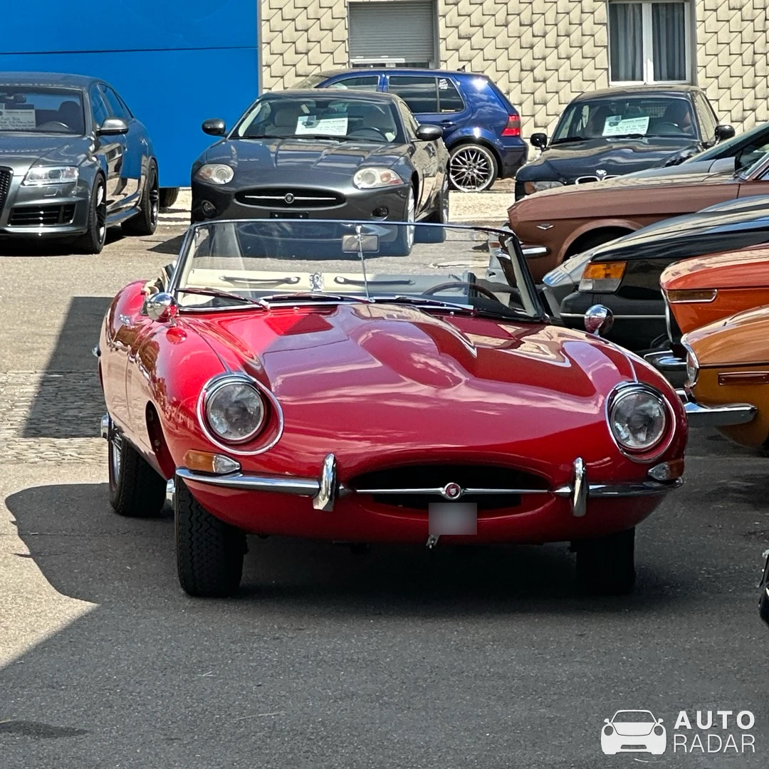 Jaguar E-Type Roadster spotted in Oberweningen