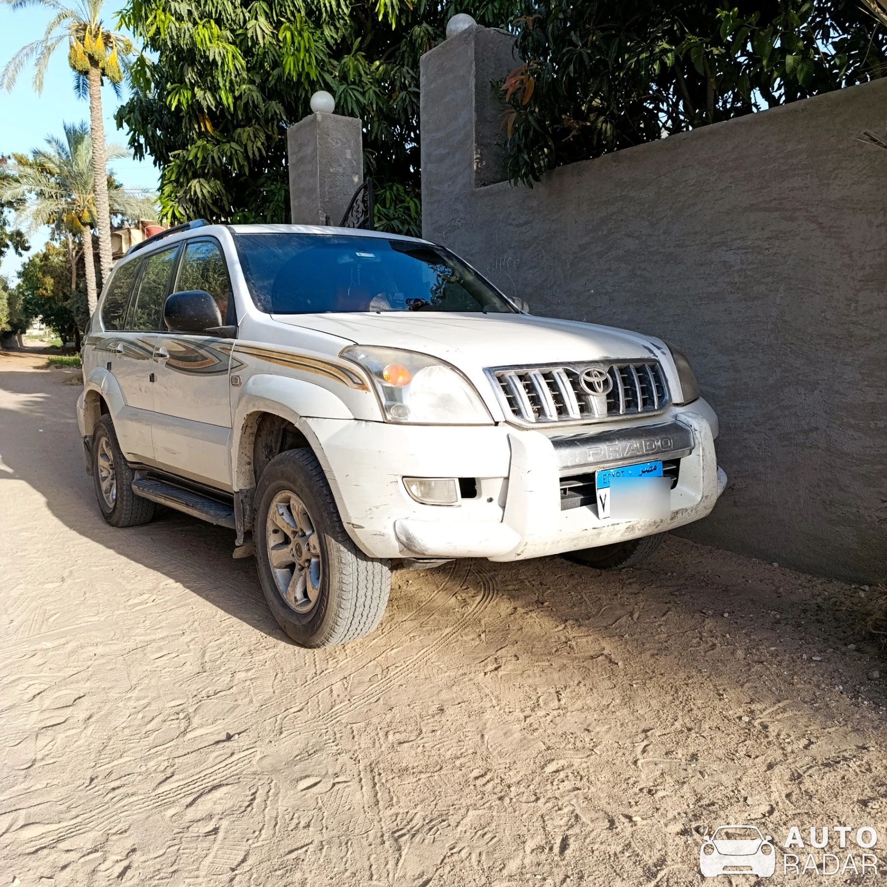 Toyota Prado spotted in أبو صوير, مصر