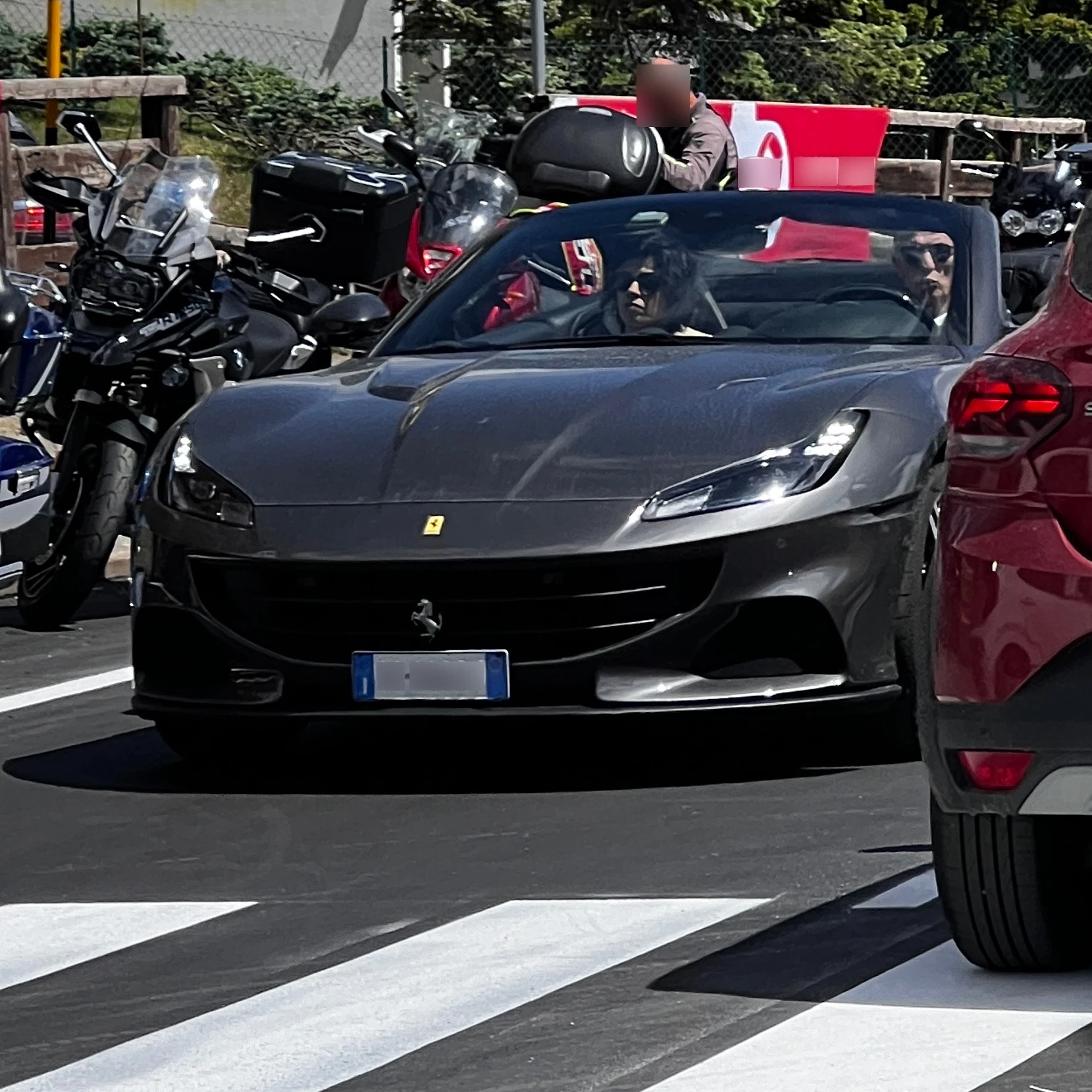 Ferrari Portofino spotted in Sestriere, Italy