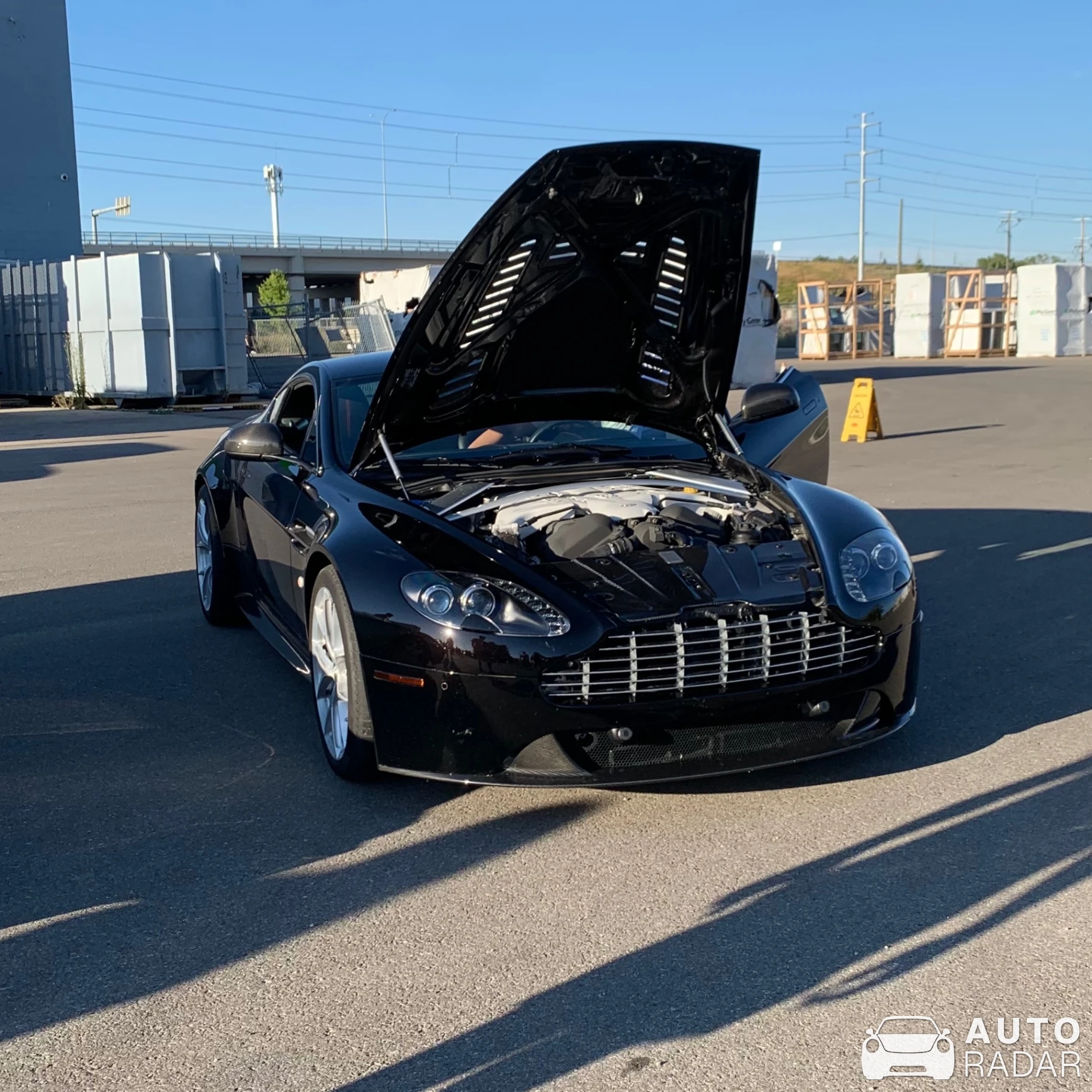 Aston Martin V8 Vantage spotted in Calgary, Canada