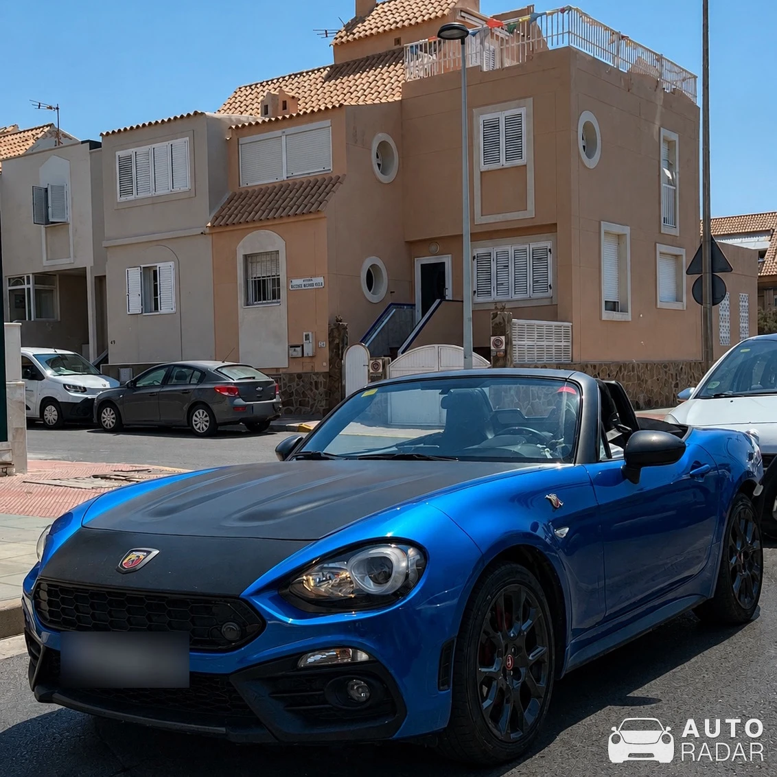 Abarth 124 Spyder spotted in Almería