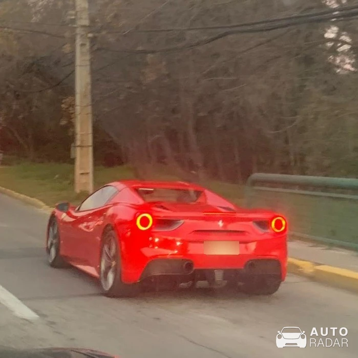 Ferrari 488 Spider spotted in Santiago, Chile