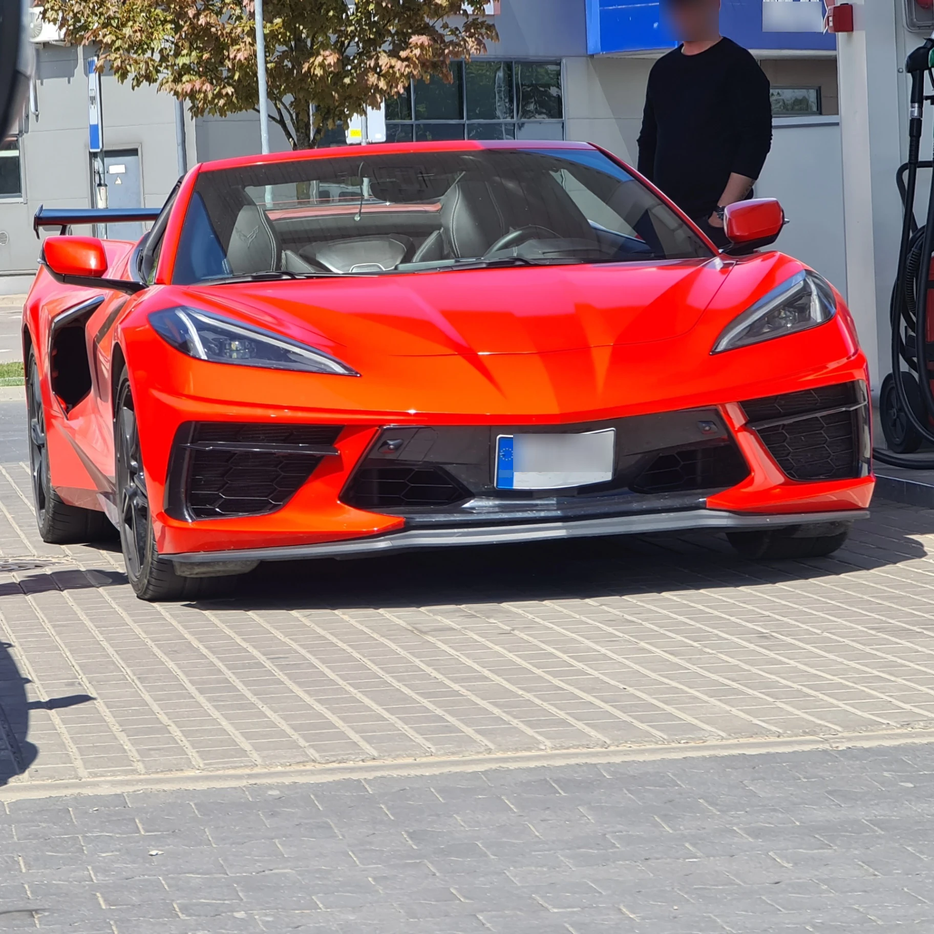 Chevrolet Corvette C8 Stingray R spotted in Kaunas, Lithuania