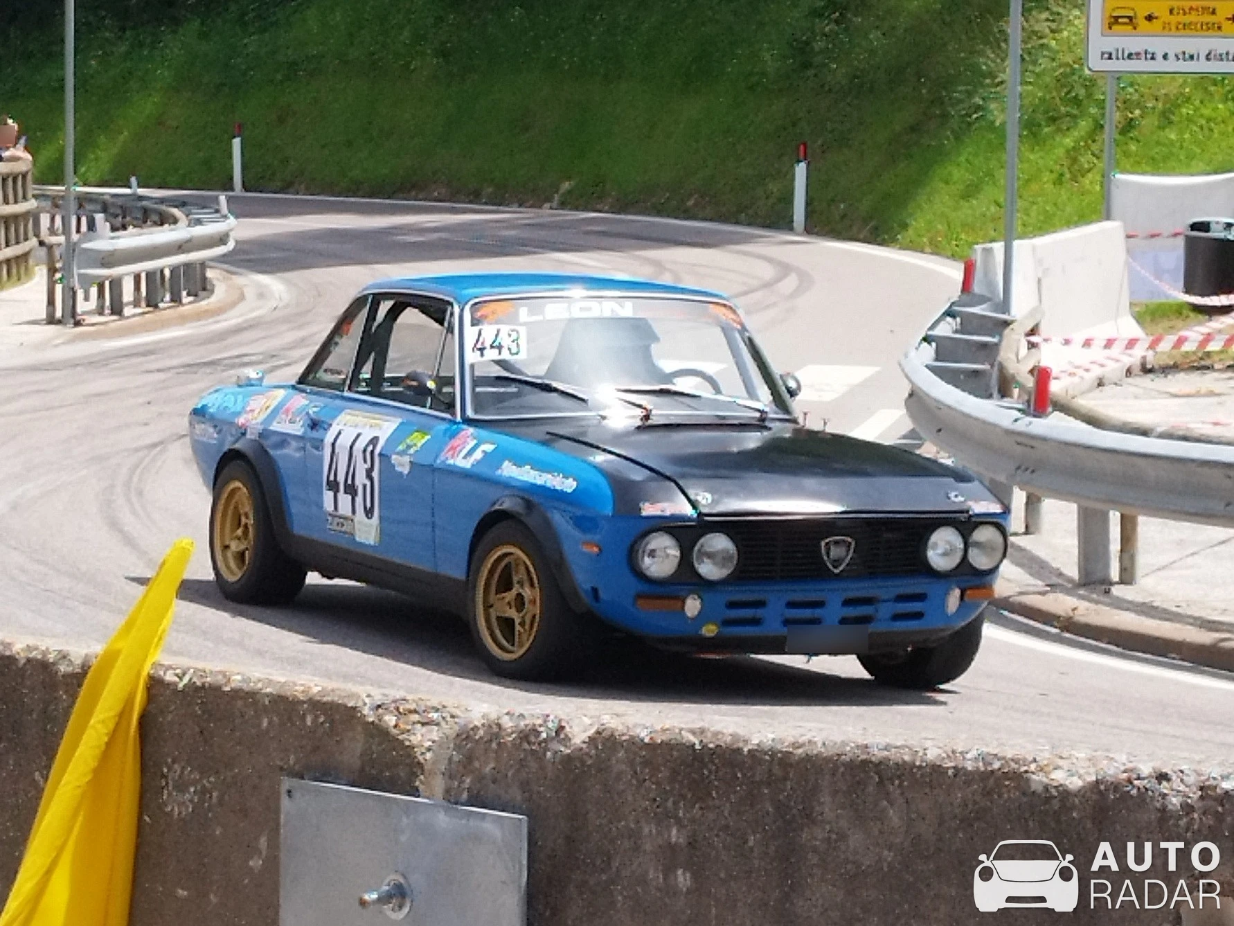 Lancia Fulvia HF Rally spotted in Trento