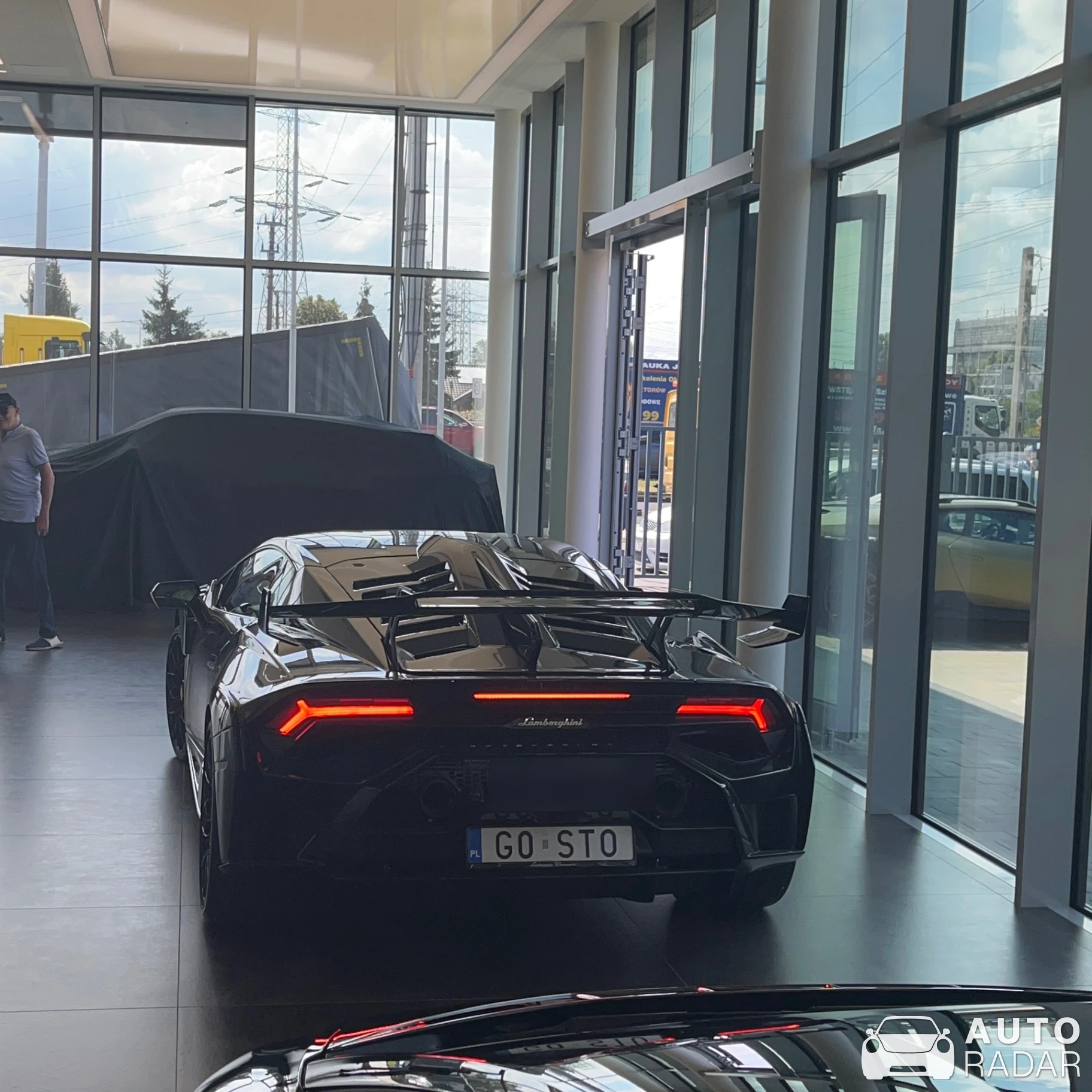 Lamborghini Huracán STO spotted in Warszawa, Poland