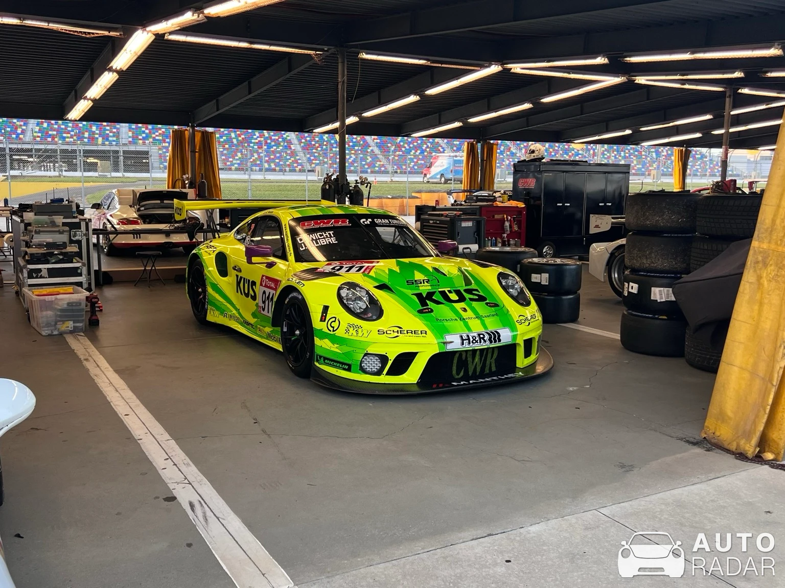 Porsche 991 GT3 R spotted in Daytona Beach