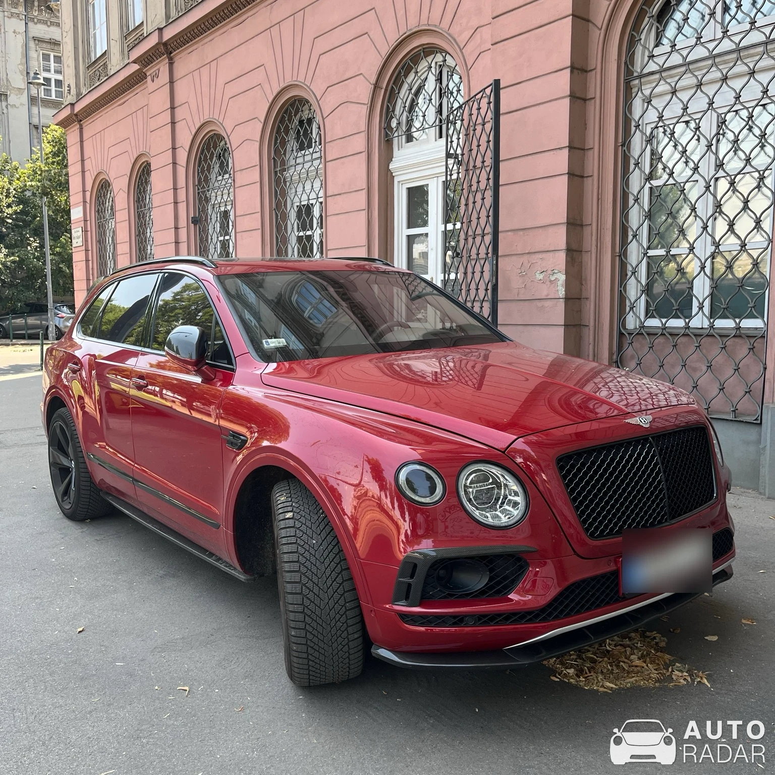 Bentley Bentayga V8 spotted in Budapest