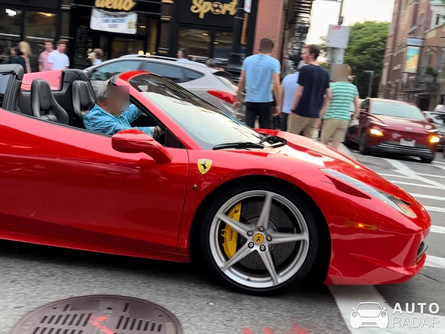 Ferrari 458 Spider spotted in Boston, United States