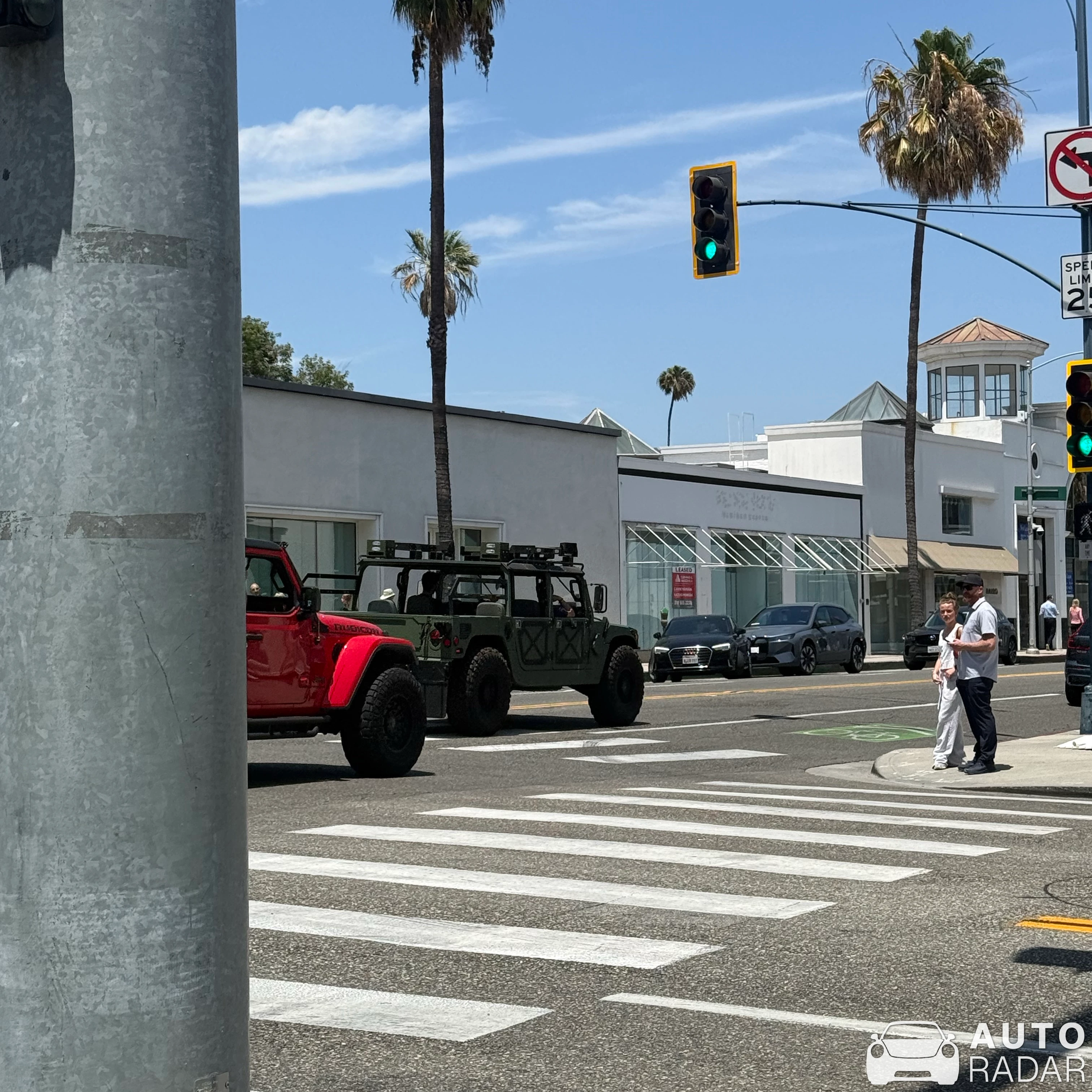 AM General Hummer spotted in Beverly Hills