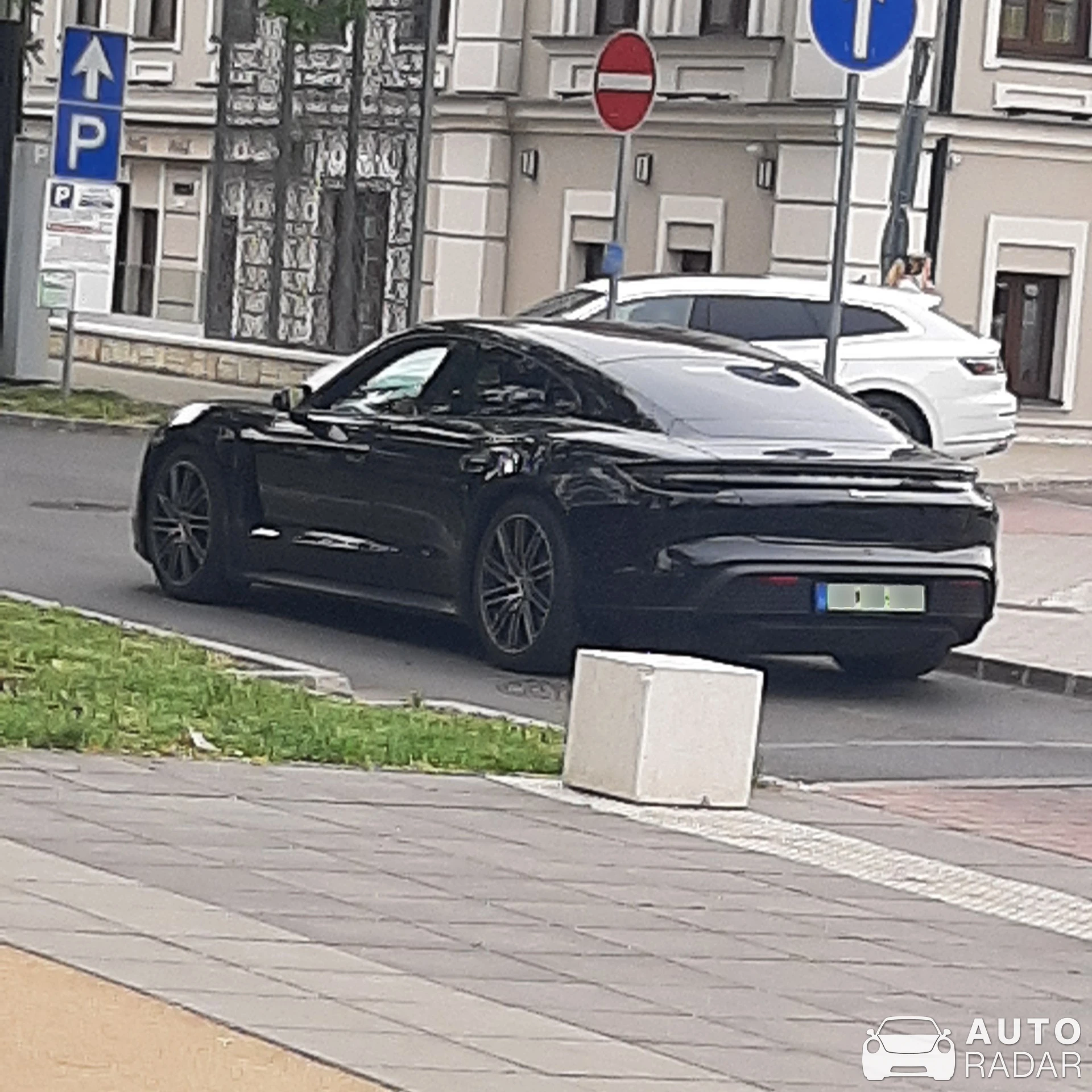 Porsche Taycan spotted in Nyíregyháza, Hungary