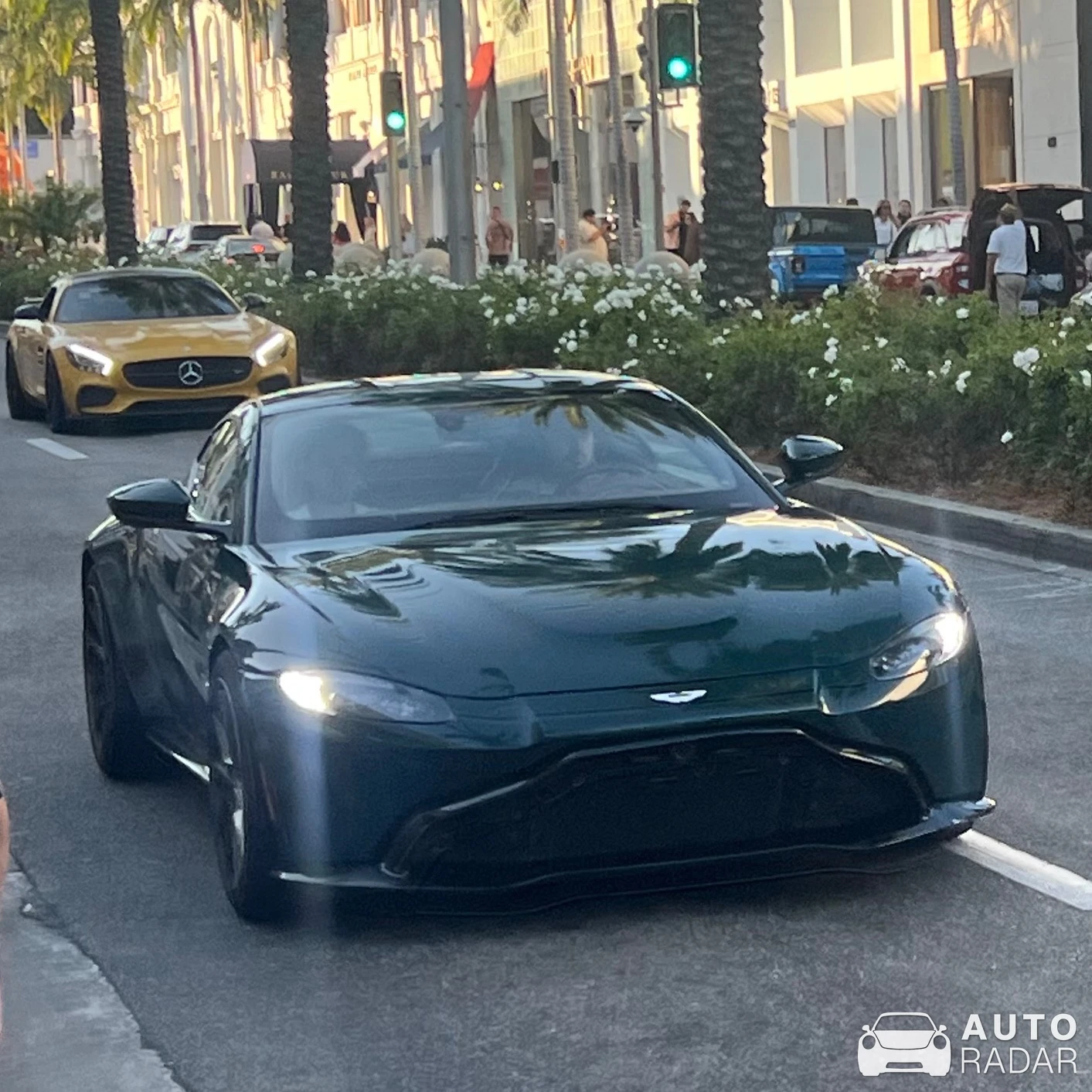 Aston Martin V12 Vantage 2023 spotted in Beverly Hills, United States