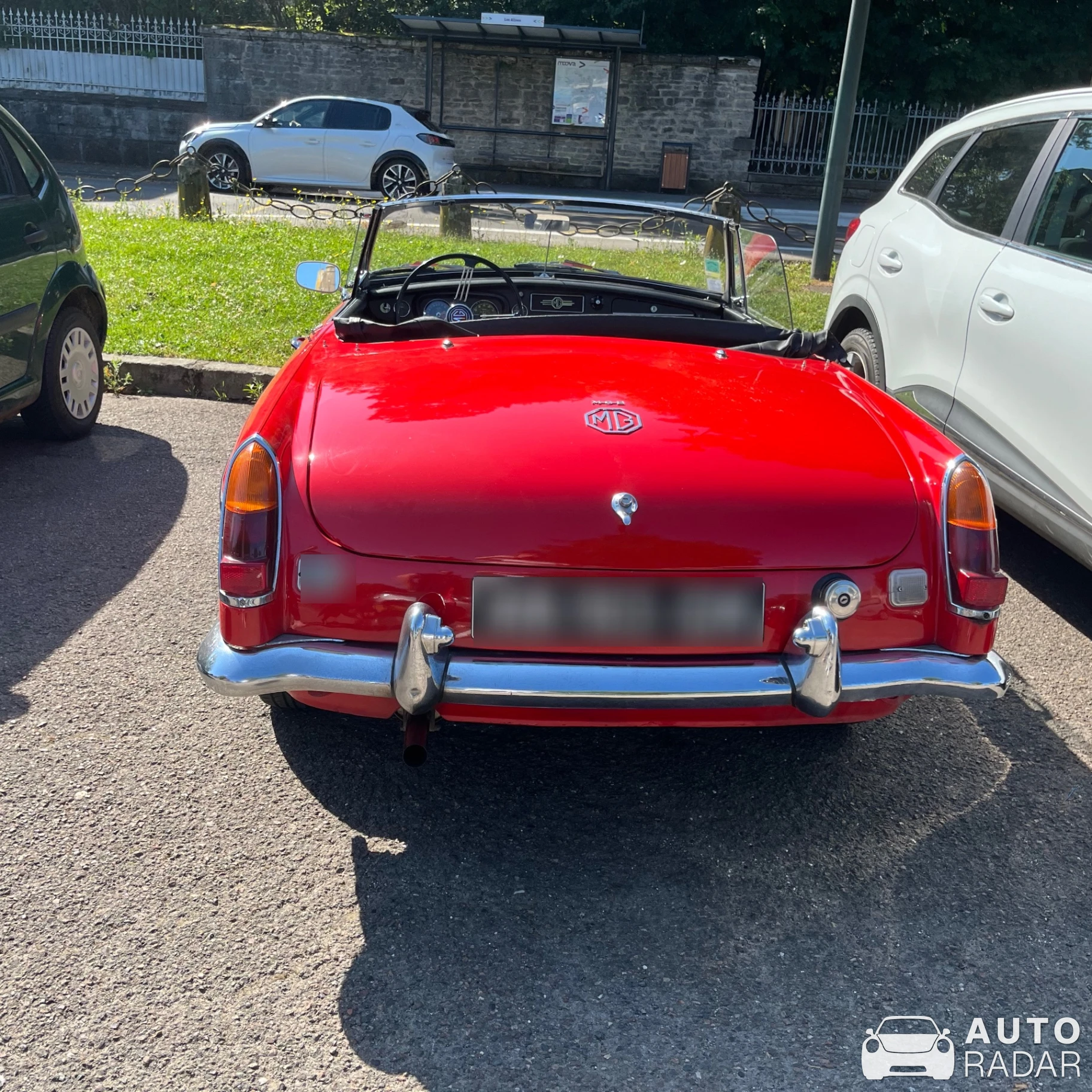 MG MGB spotted in Vesoul, France