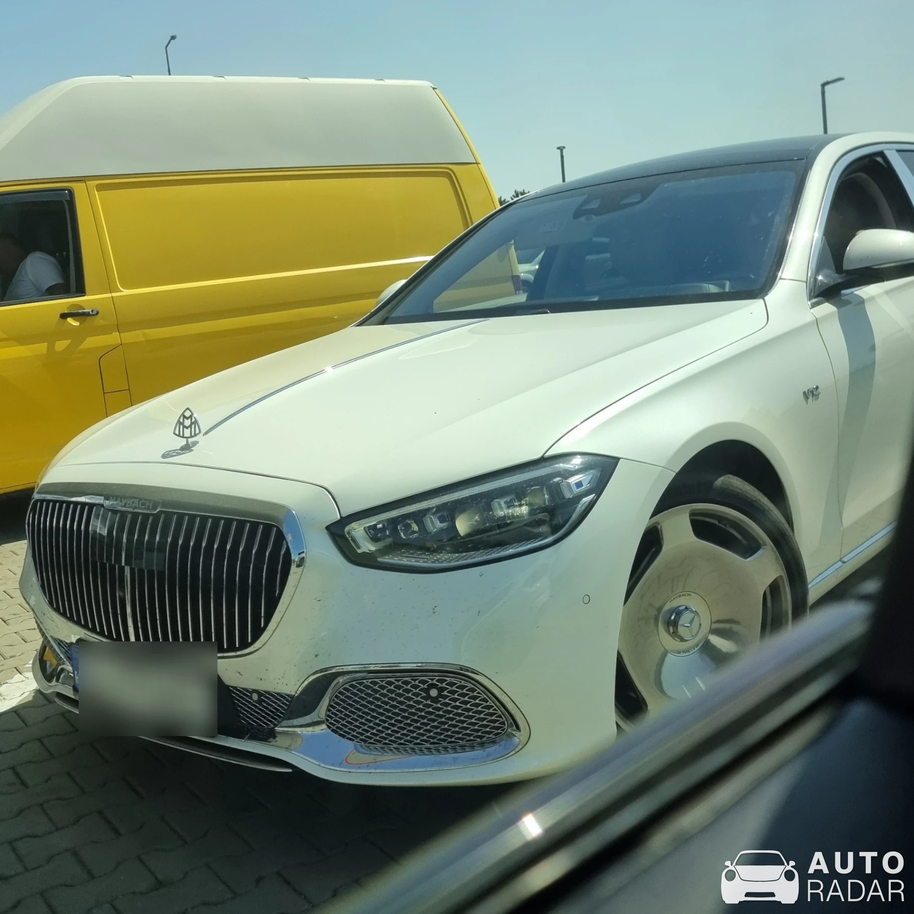 Mercedes-Maybach S 680 Pullman VV222 spotted in Bucharest, Romania