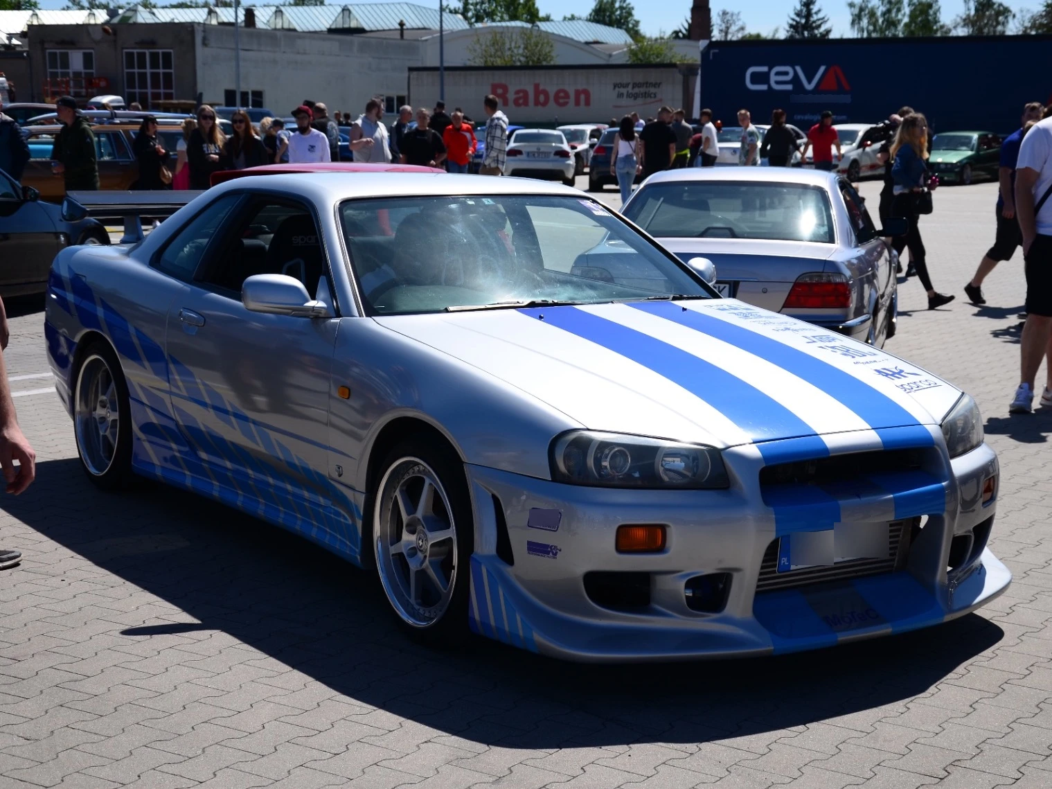 Nissan Skyline R34 GT-R spotted in Bolesławiec, Polska