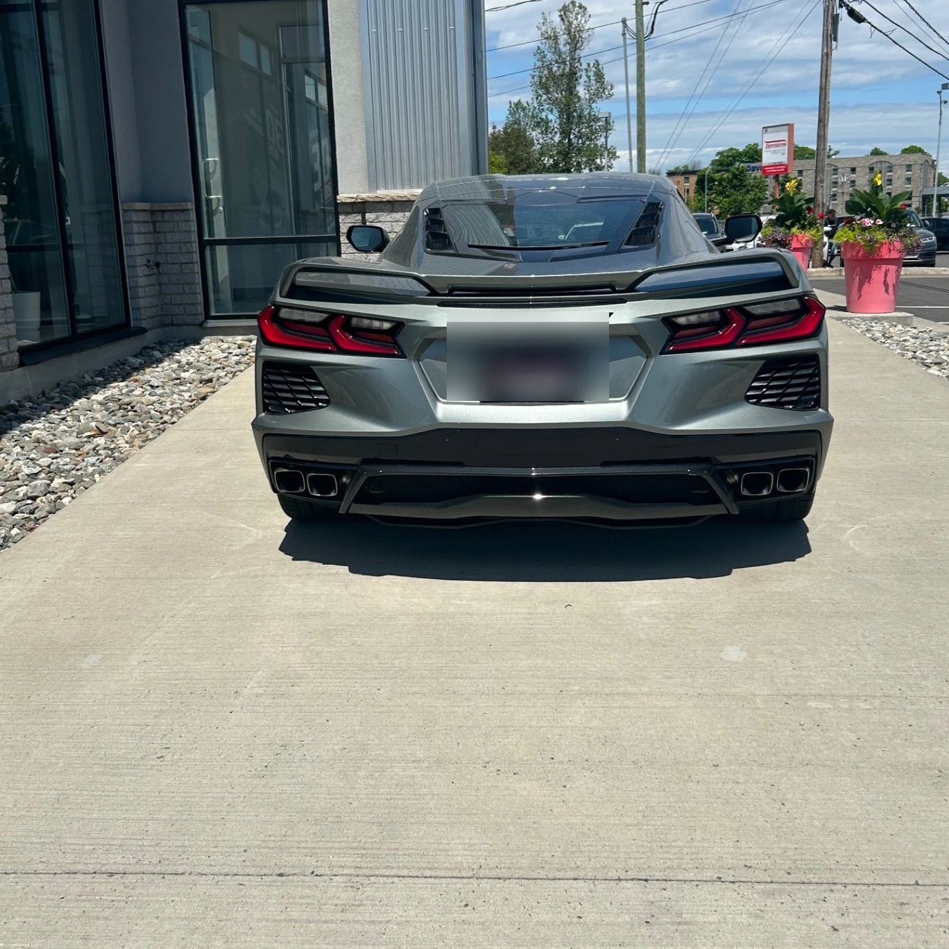 Chevrolet Corvete C8 spotted in Saint-Nicolas, Canada
