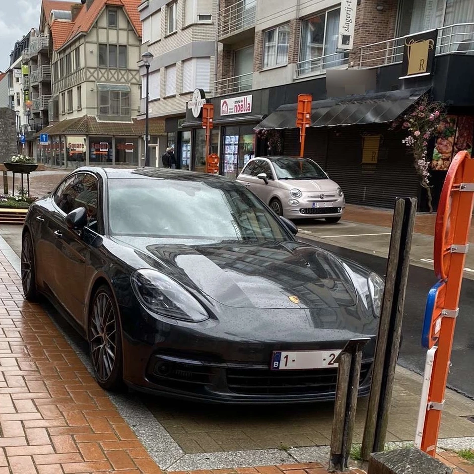 Porsche Panamera spotted in Middelkerke, België